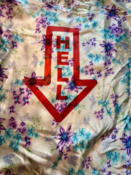 Hell Floral Slip Dress (3X)