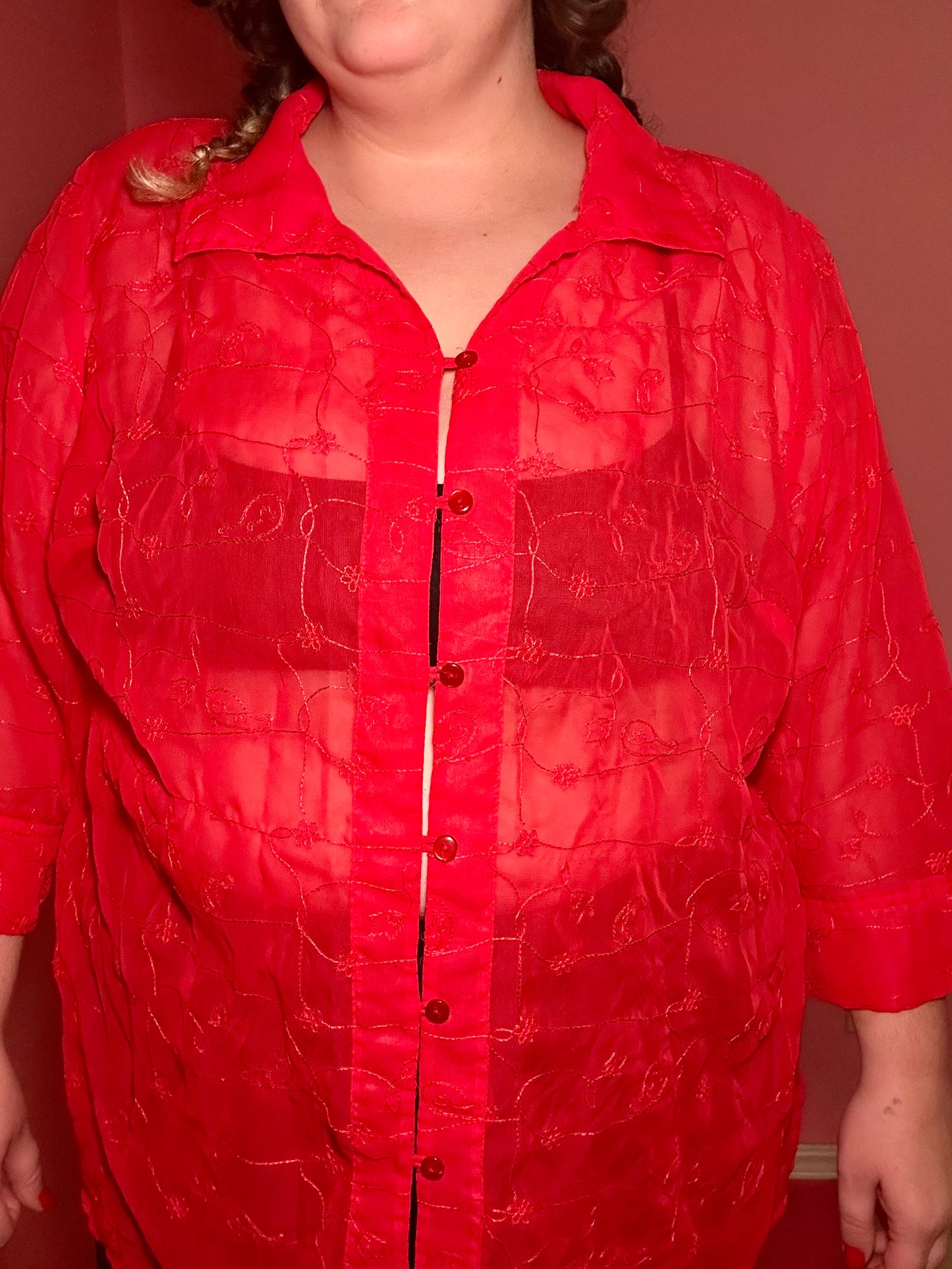 Red Sheer Blouse (18)