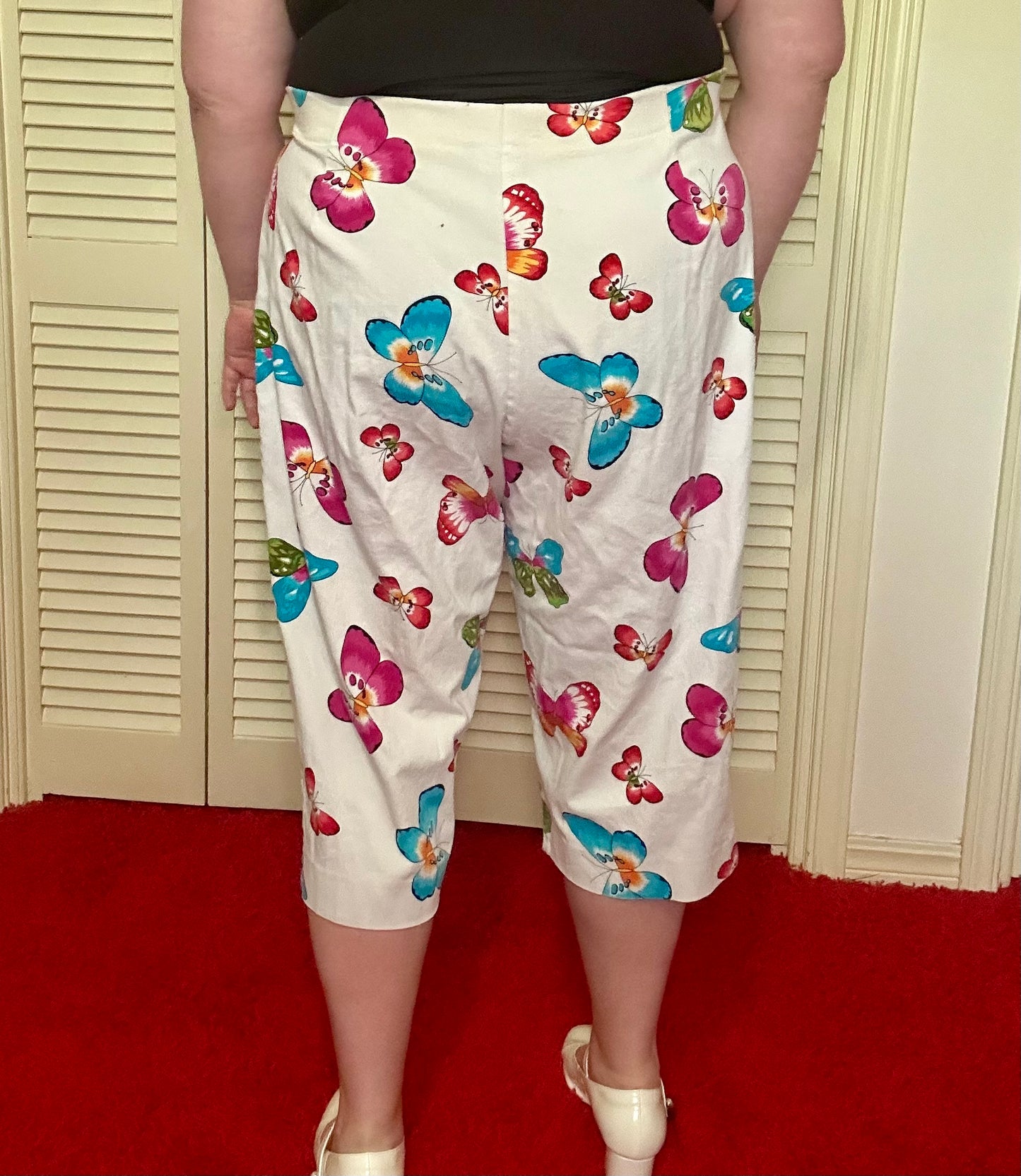 Colorful Butterfly Capris (3X)