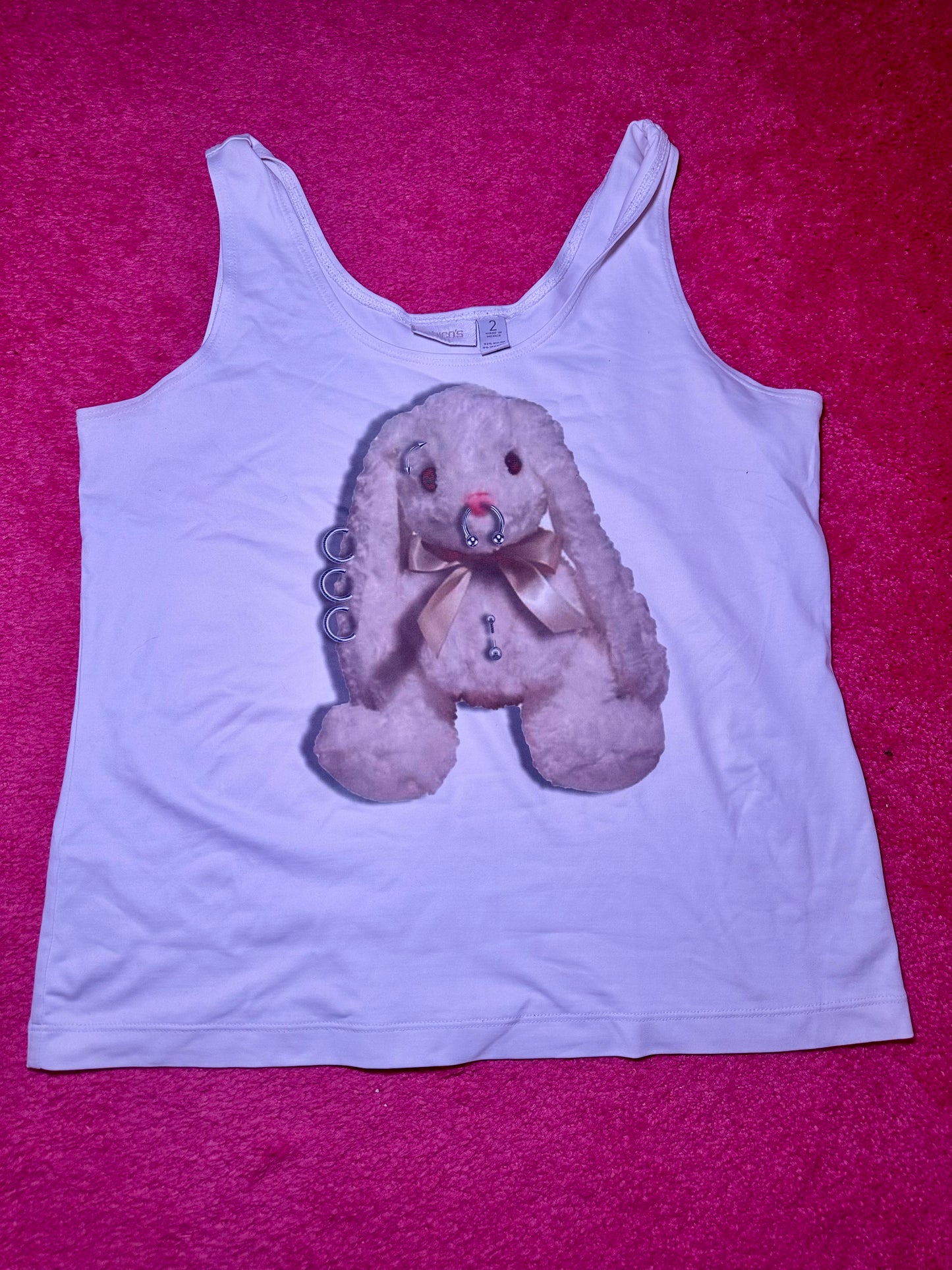 Pierced Bunny Tank (2X)