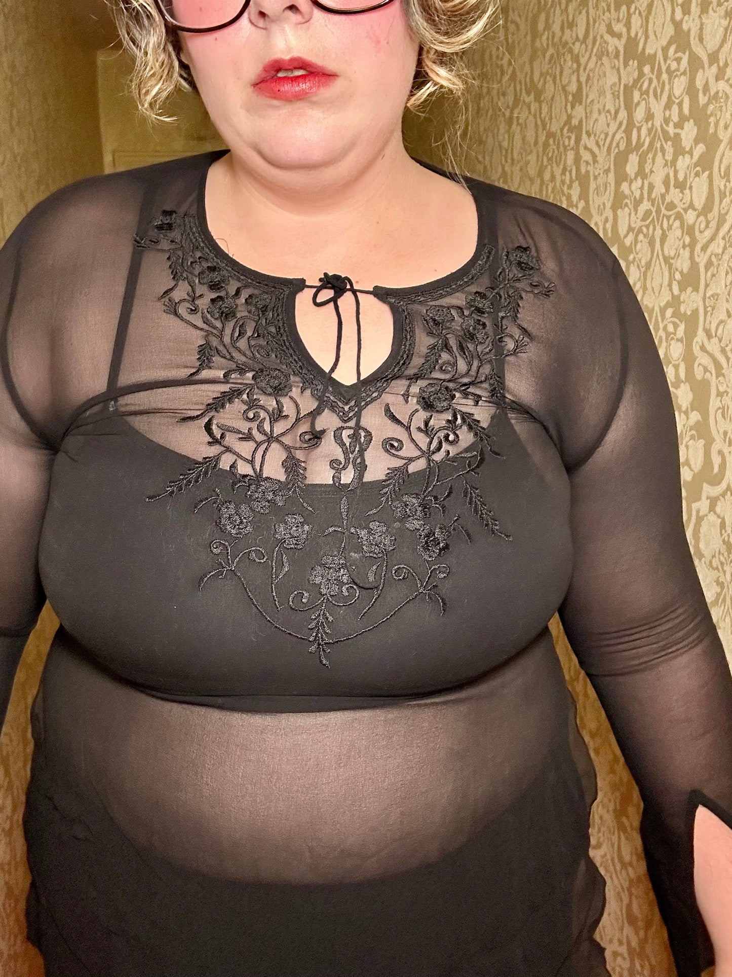 Sheer Boho Black Blouse (16)
