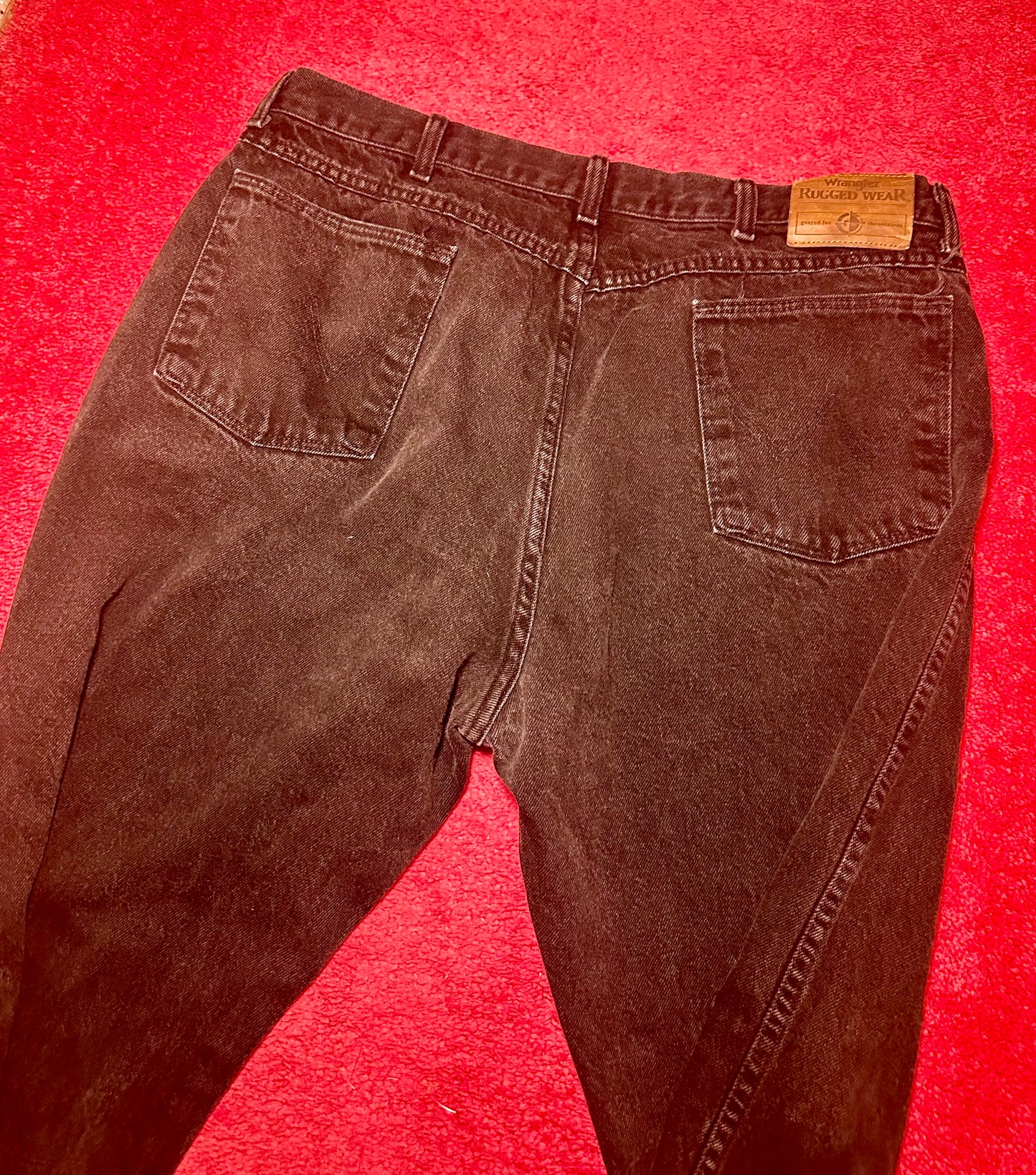 Black Denim Wrangler Jeans (40X30)