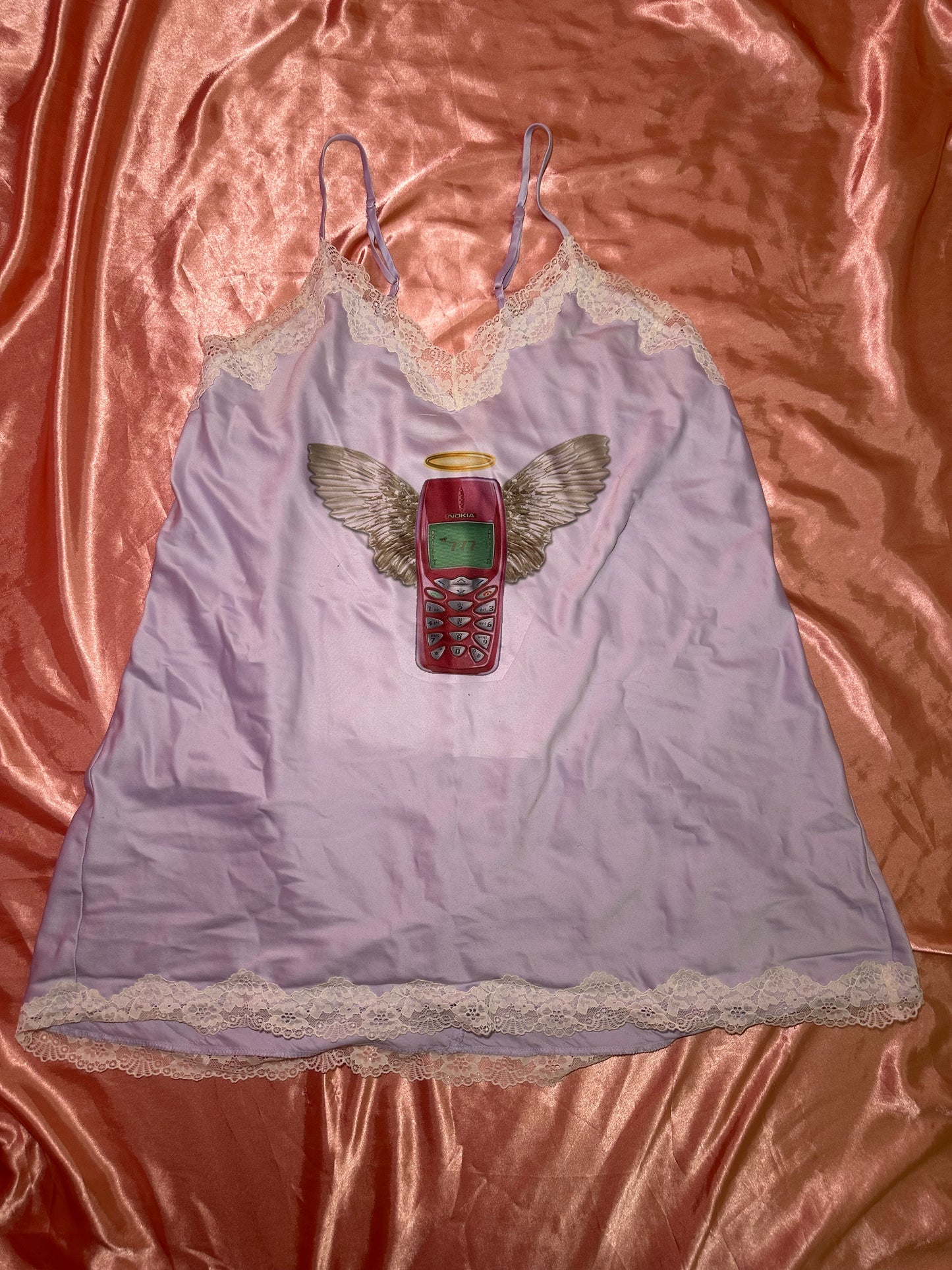 Angel Phone Slip Dress (XXL)