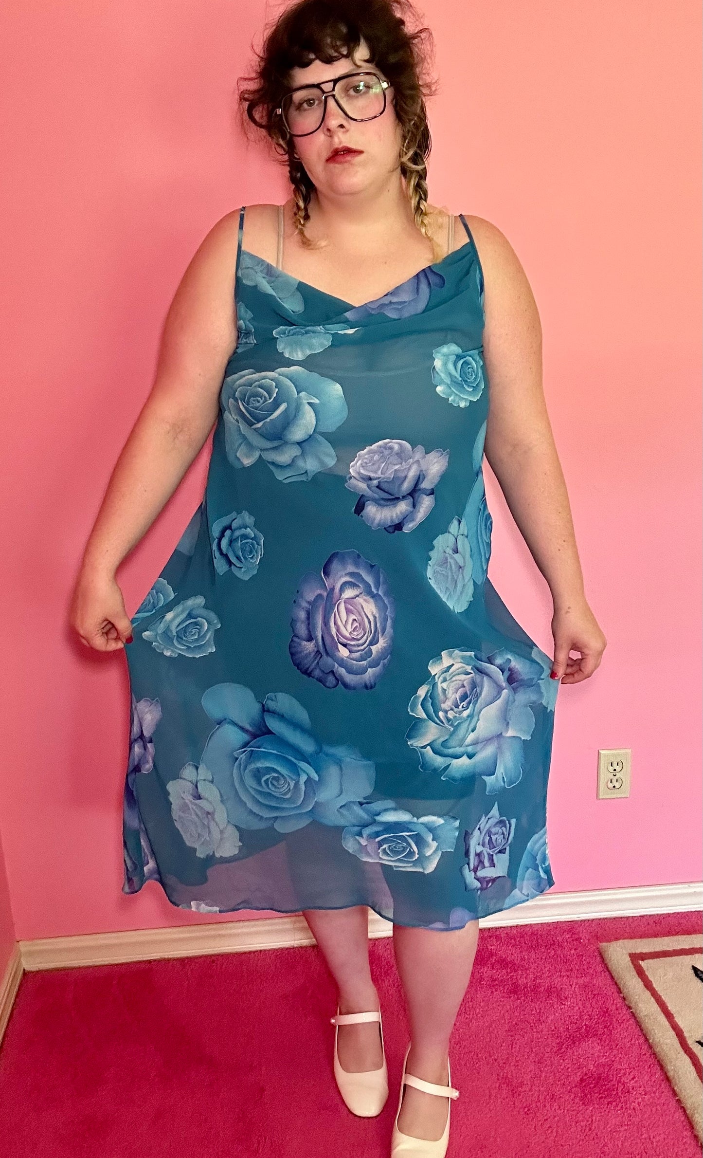 Blue Rose Dress (2XL)