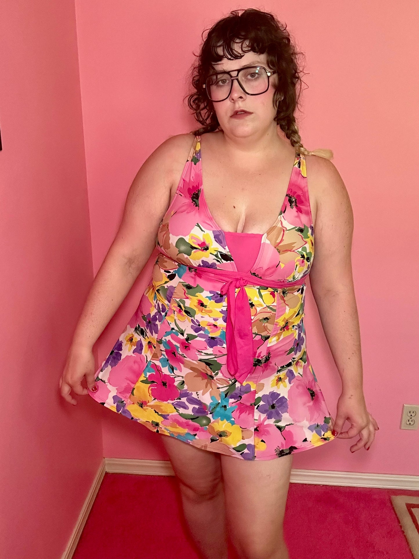 Pink Swim Dress (16)