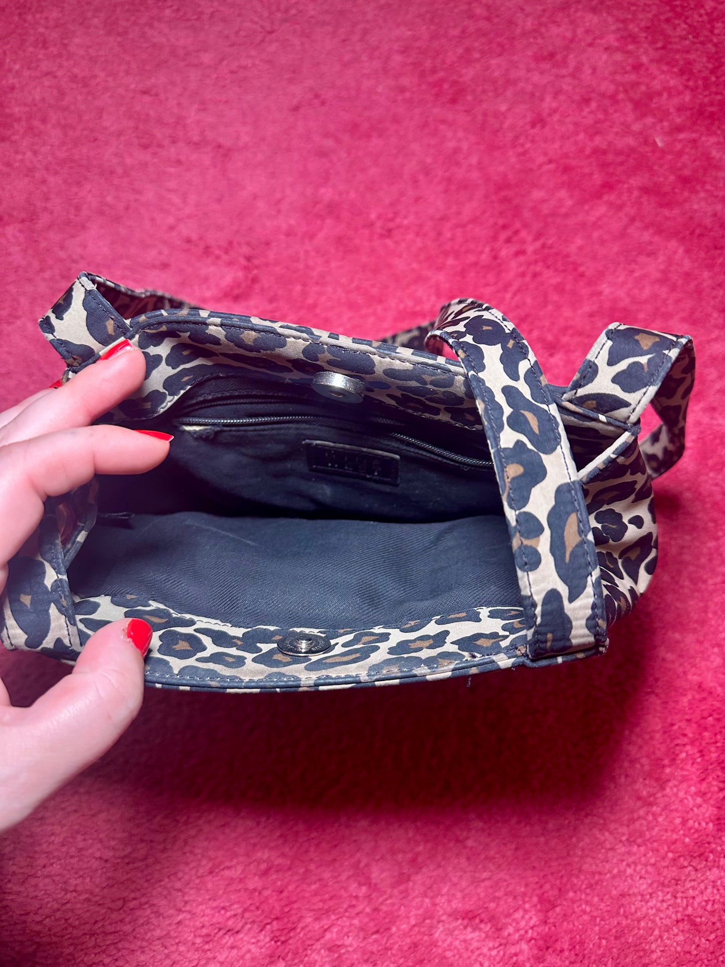 Leopard Satchel Purse