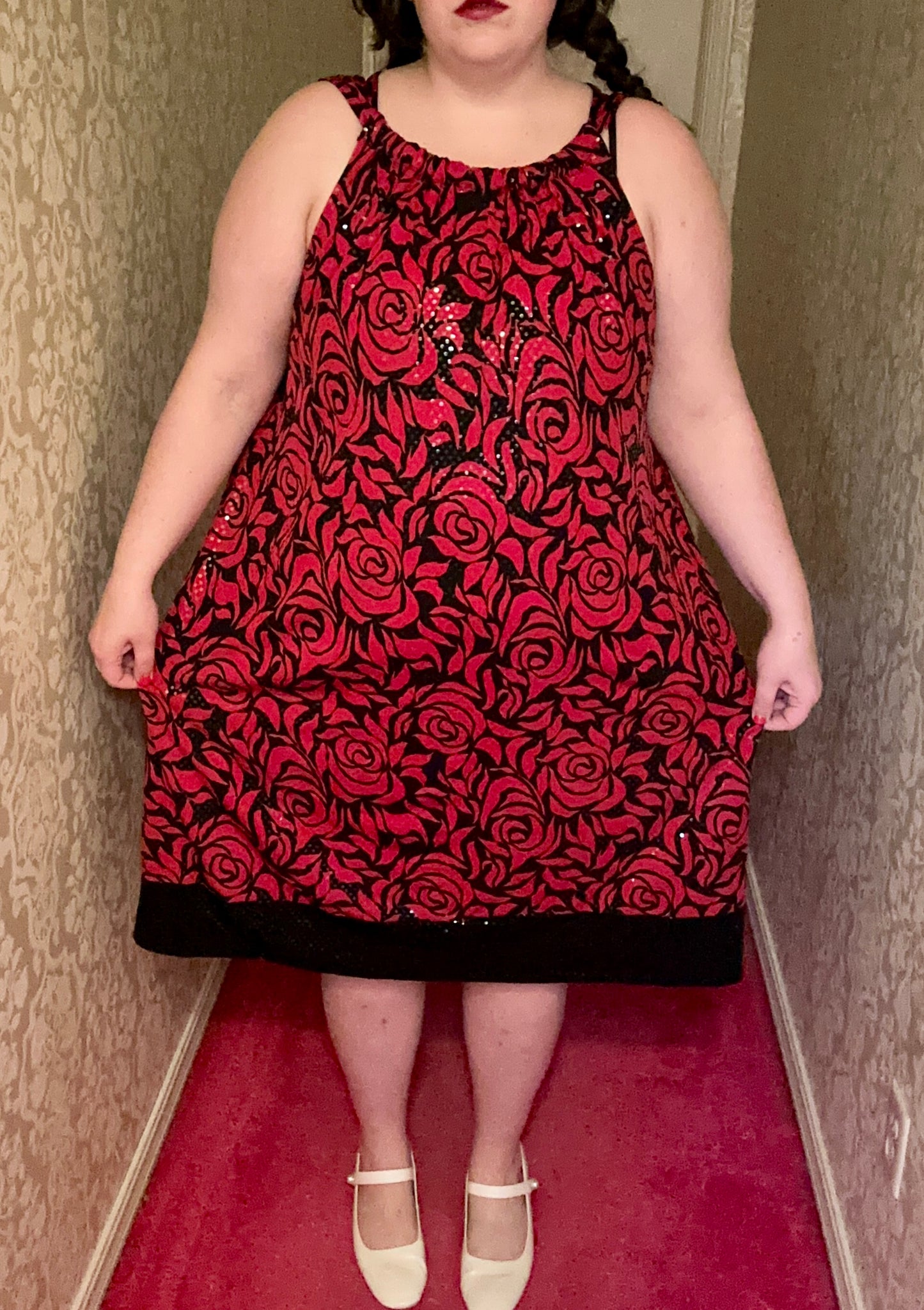 Red Rose Sparkly Dress (22/24)