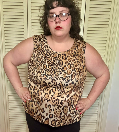 Cheetah Tank Top (18W)
