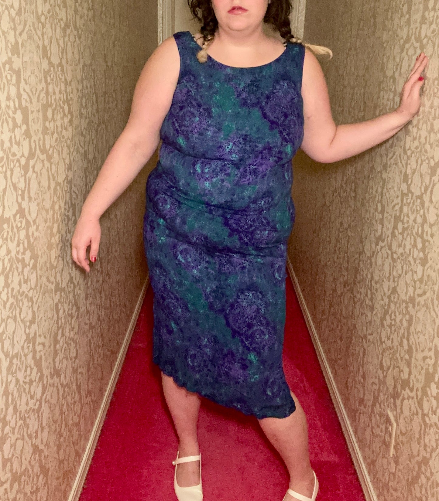 Purple and Teal Dress (16)