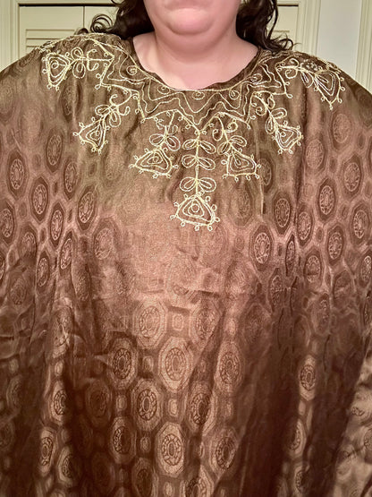 Brown and Gold Kaftan (5X)
