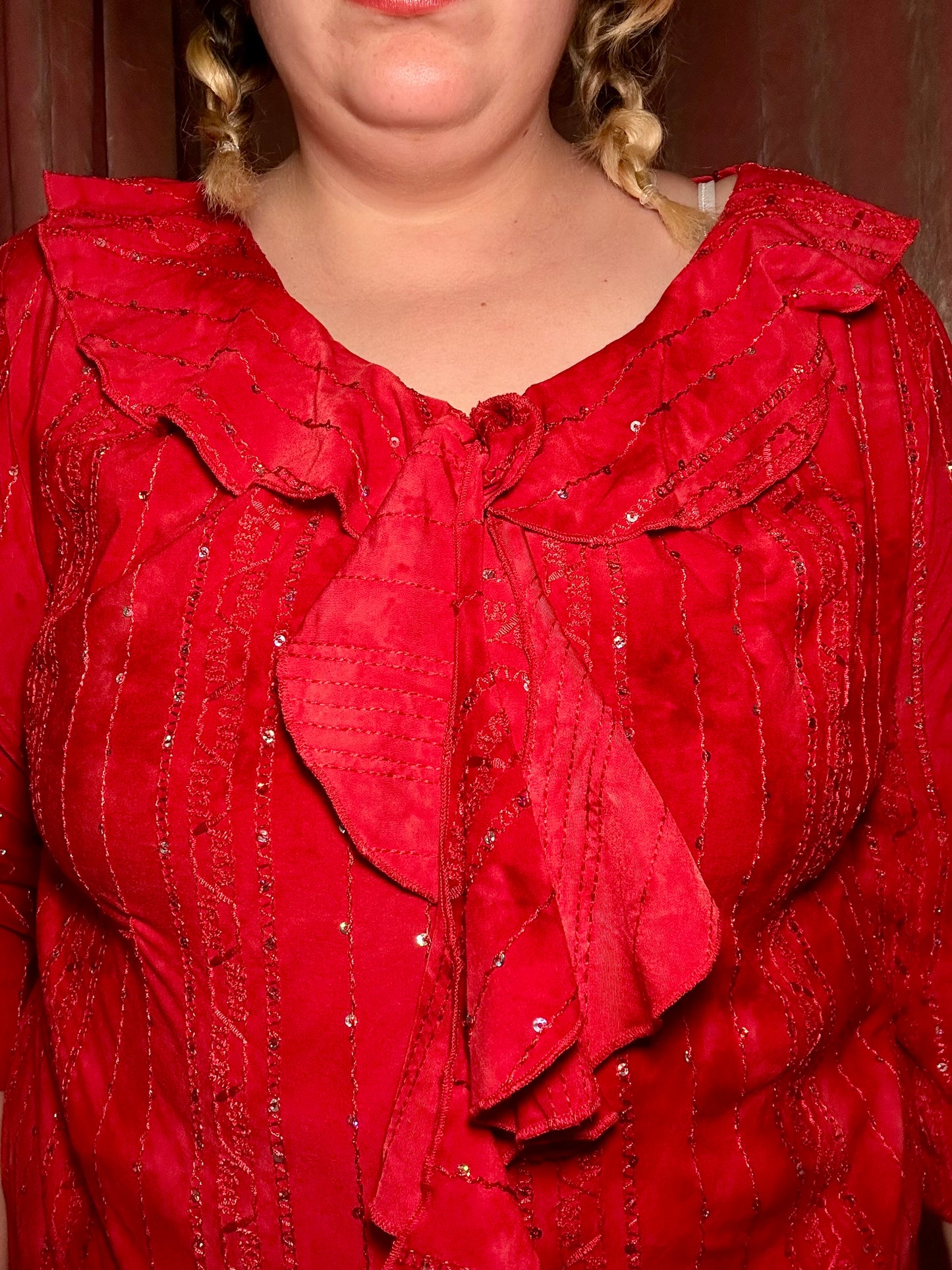 Red Sparkle Fairy Top (18/20)