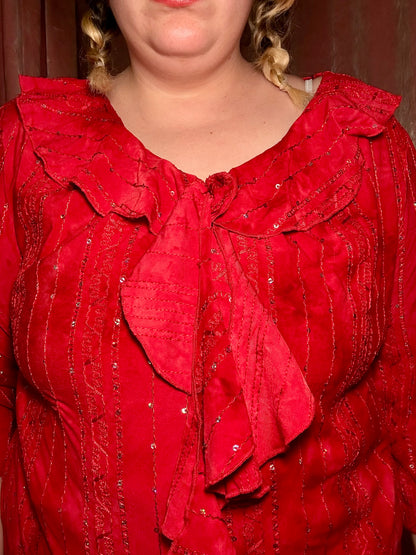 Red Sparkle Fairy Top (18/20)