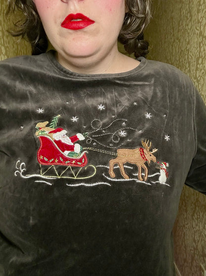 Velvet Santa Top (18/20)