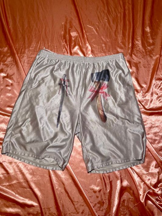Hatchet and Sword Basketball Shorts (3X)