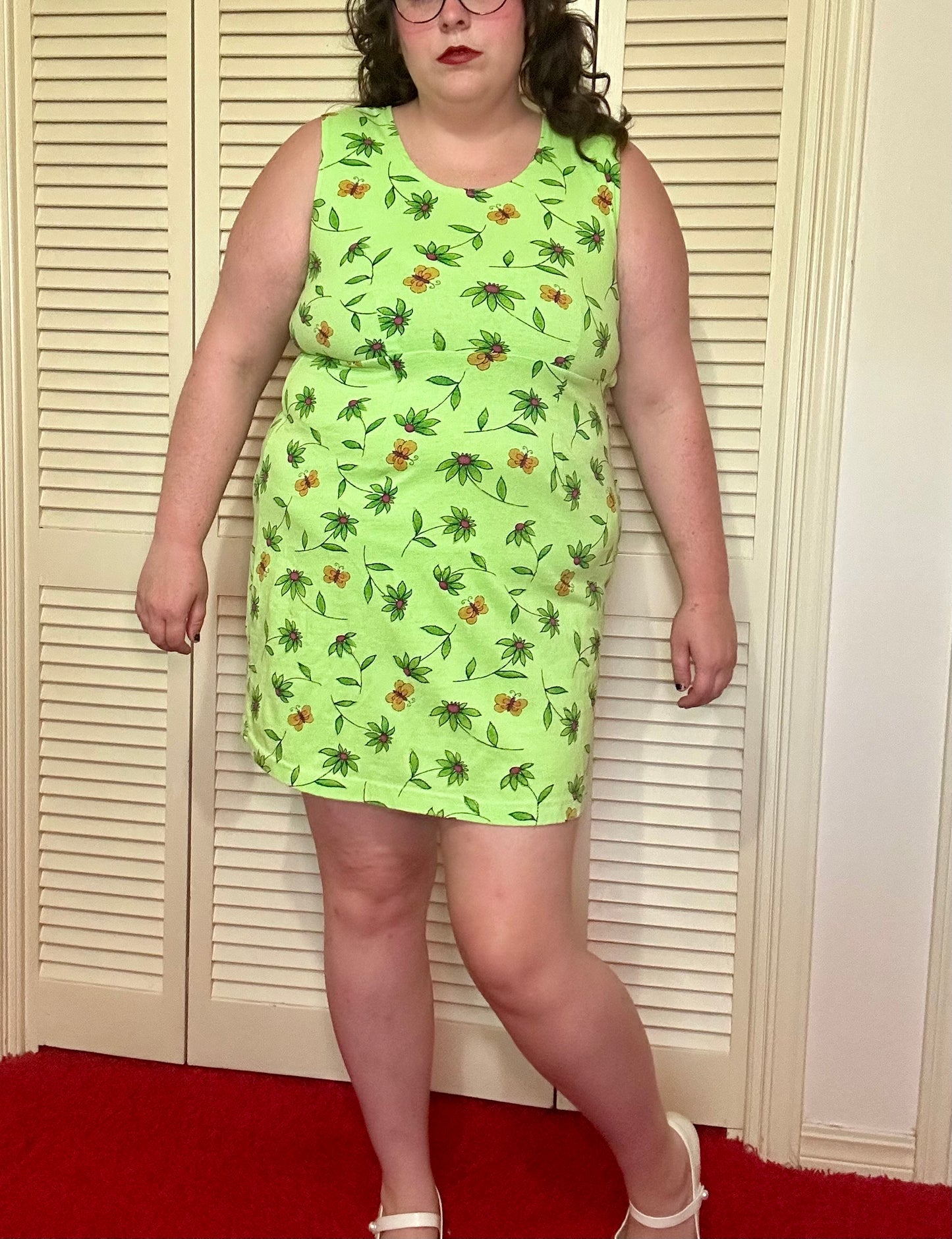 Green Butterfly Dress (XL)