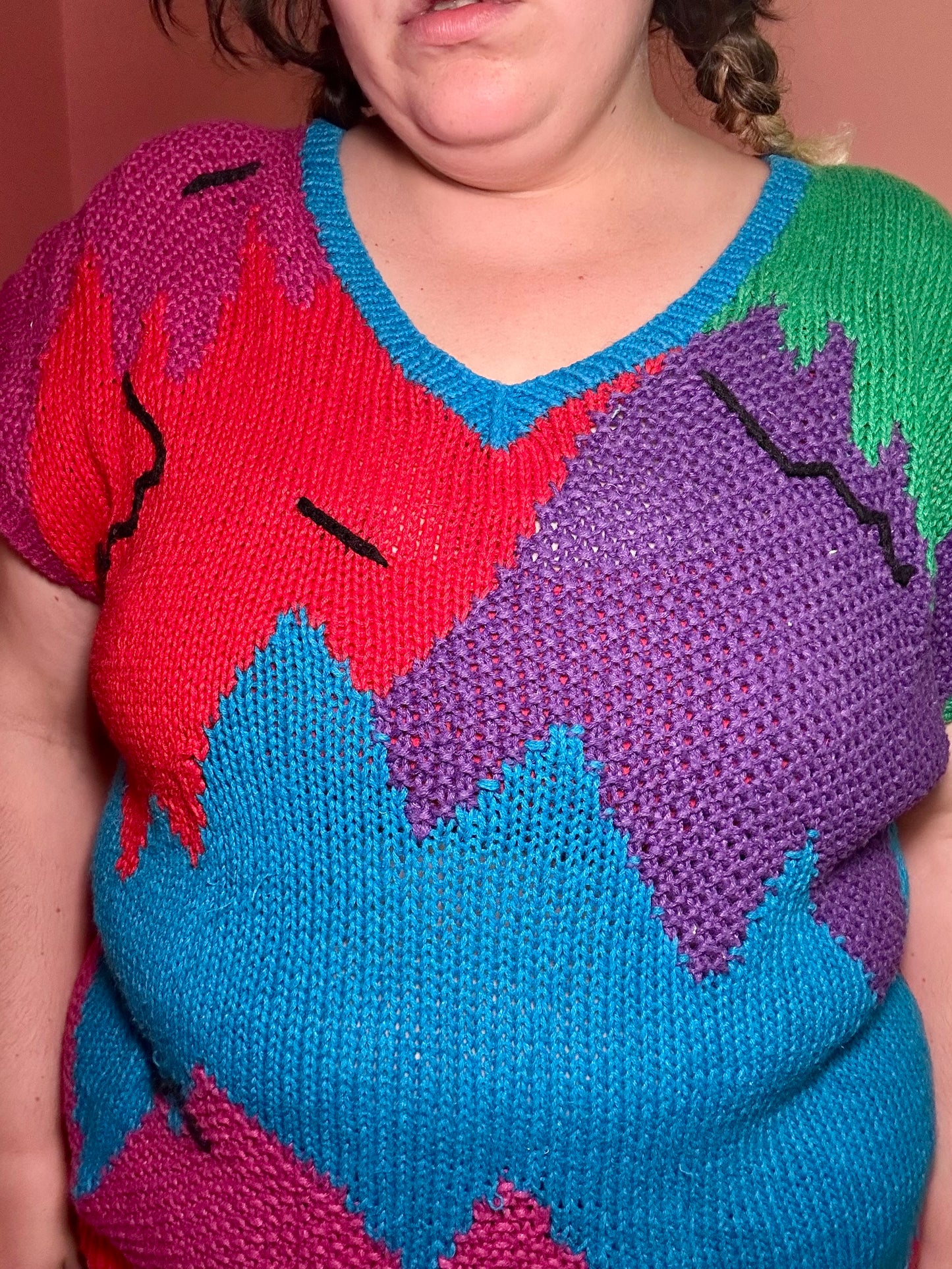 Funky 80s Sweater (2X)