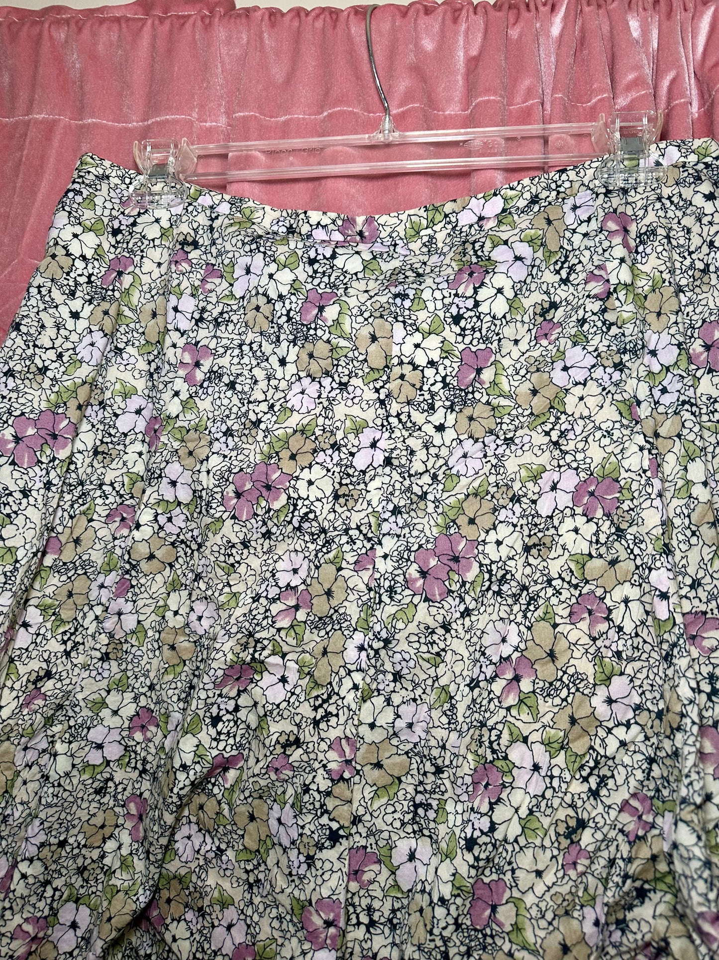 Lilac Floral Skirt (18)