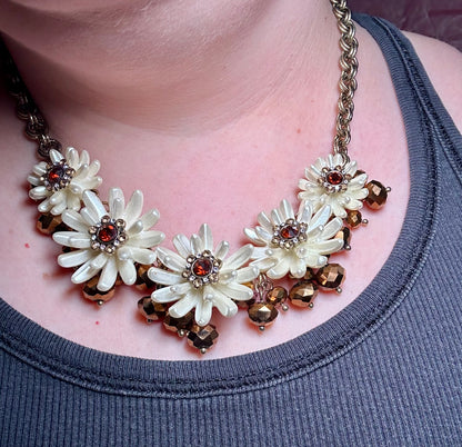 Betsey Johnson Daisy Necklace