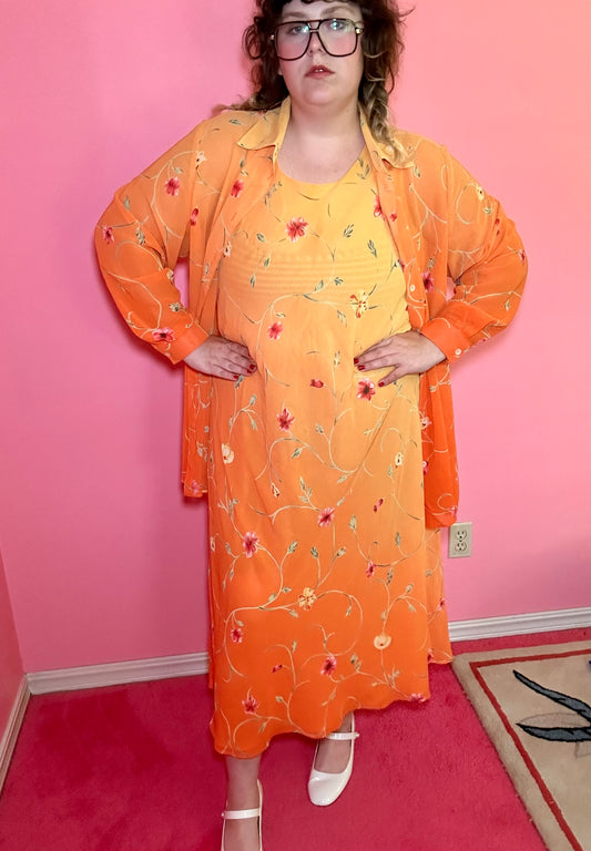 Orange Floral Set (22/24)
