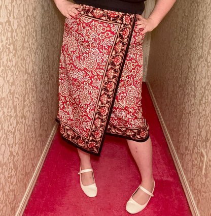 Red Paisley Skirt (16)