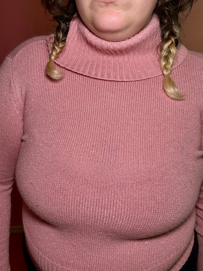 Baby Pink Sparkle Sweater (XL)