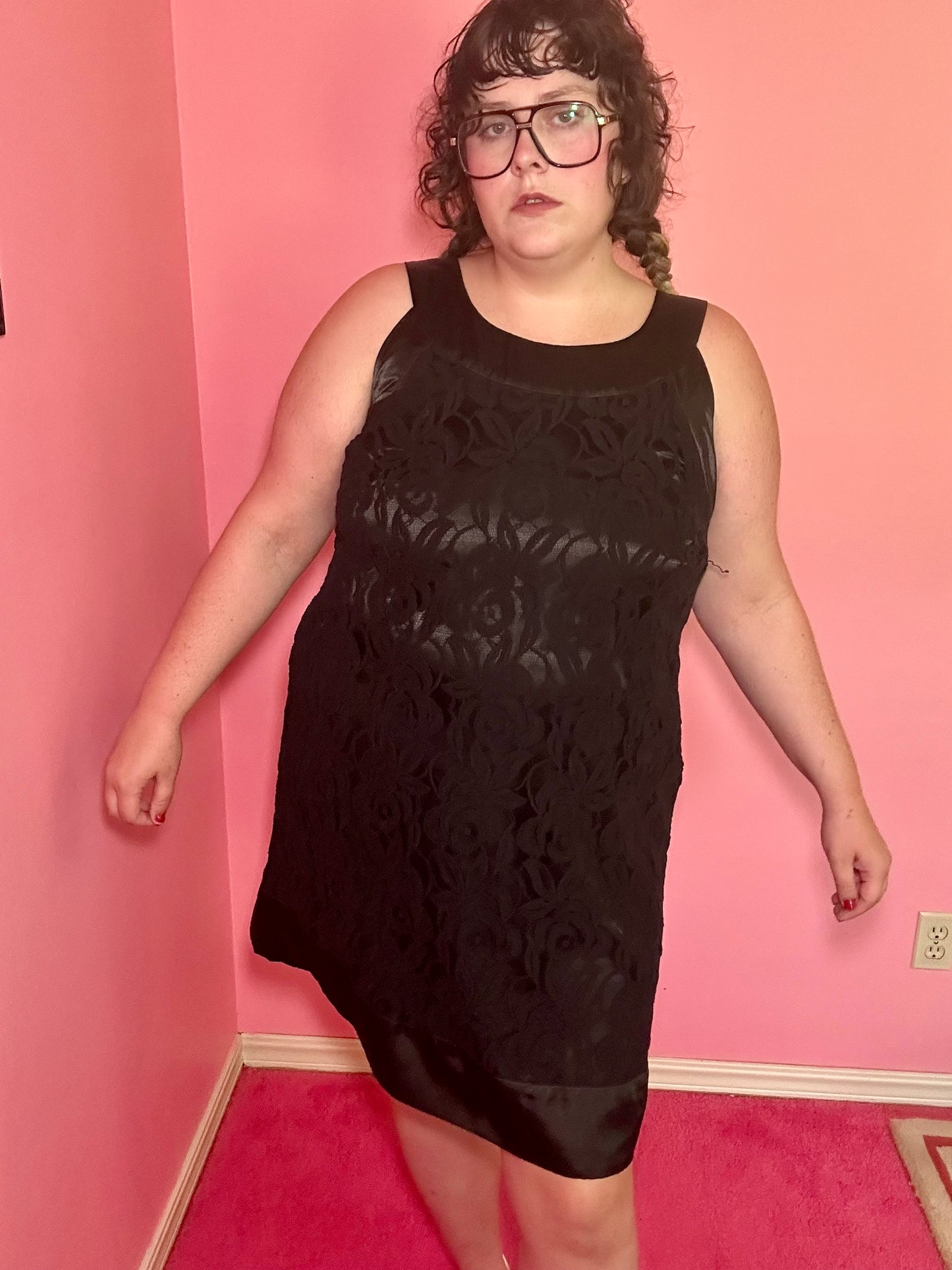 Black Lace Dress (20W)