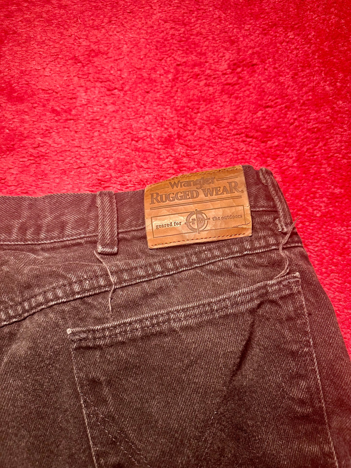 Black Denim Wrangler Jeans (40X30)
