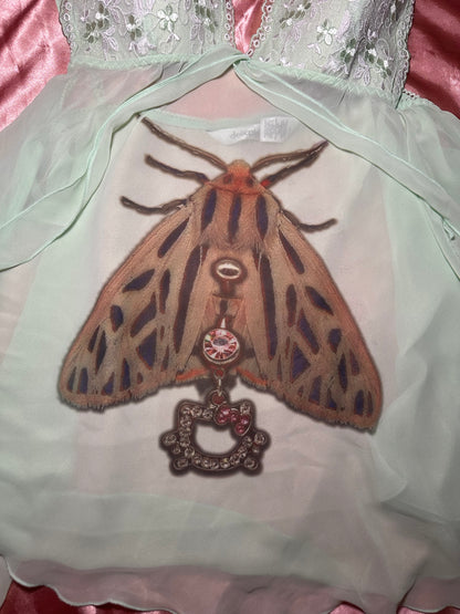 Pierced Moth Lingerie Top (XL)