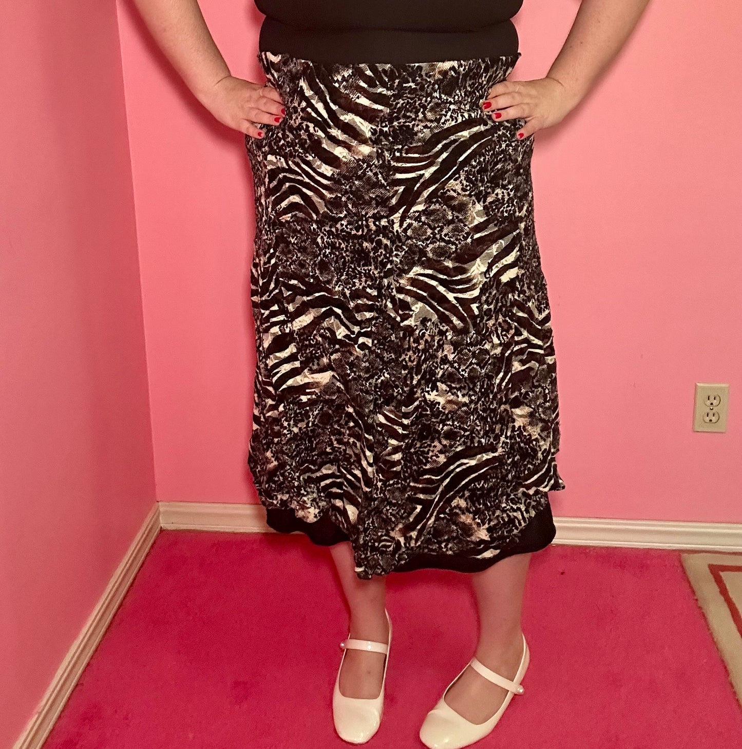 Animal Print Skirt (3X)