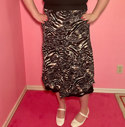 Animal Print Skirt (3X)