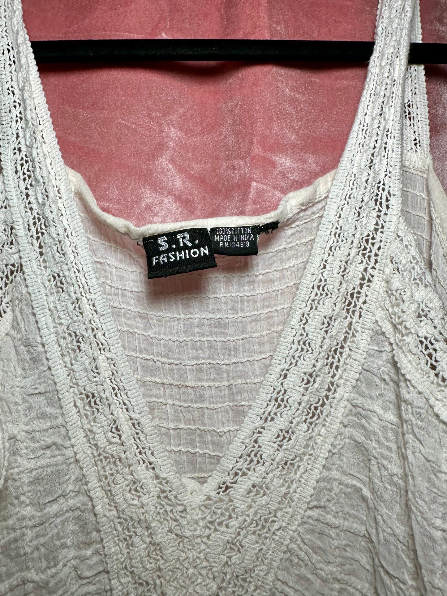 White Beachy Dress (XL)
