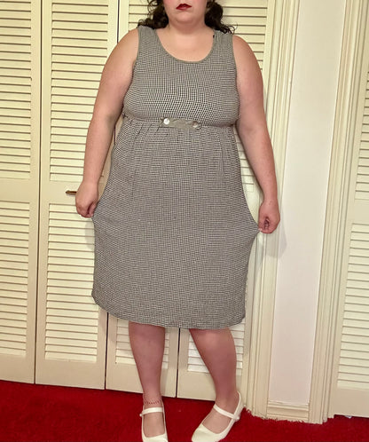 Black Gingham Dress (18)