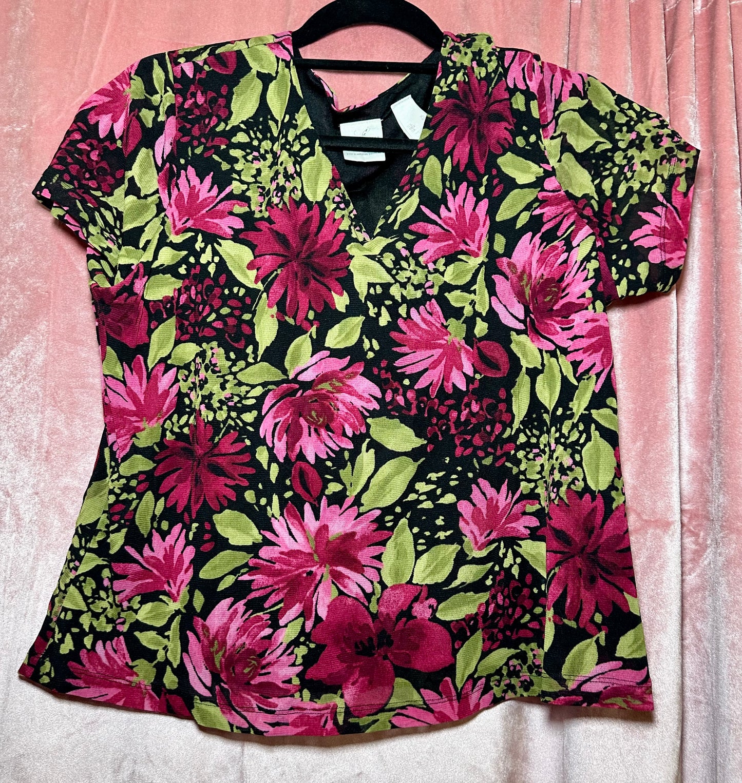 Y2K floral top (XL)