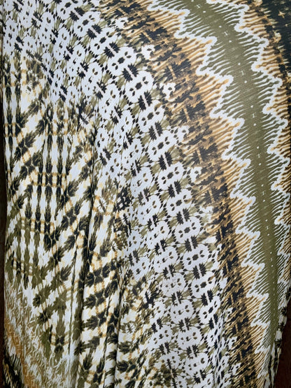 Green Boho Skirt (2X)