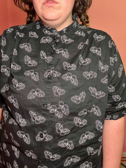 Black Butterfly Blouse (XL)