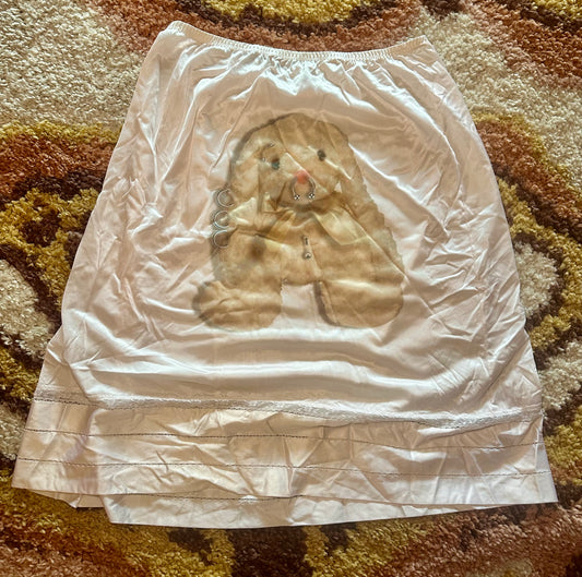 Pierced Bunny Slip Skirt (L)
