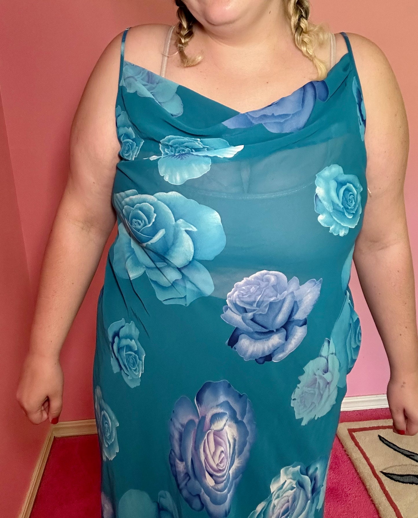 Blue Rose Dress (2XL)