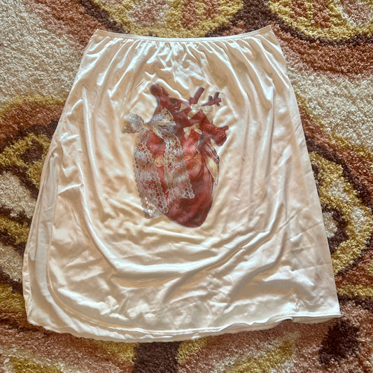Bow Heart Slip Skirt (2XL)