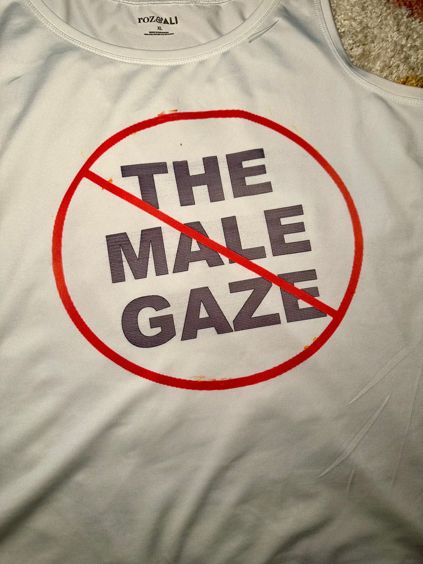 No Male Gaze Tank Top (XL)