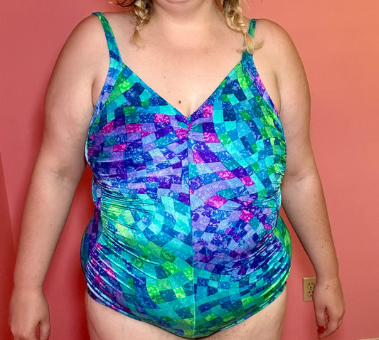 Colorful Squares Swimsuit (16)