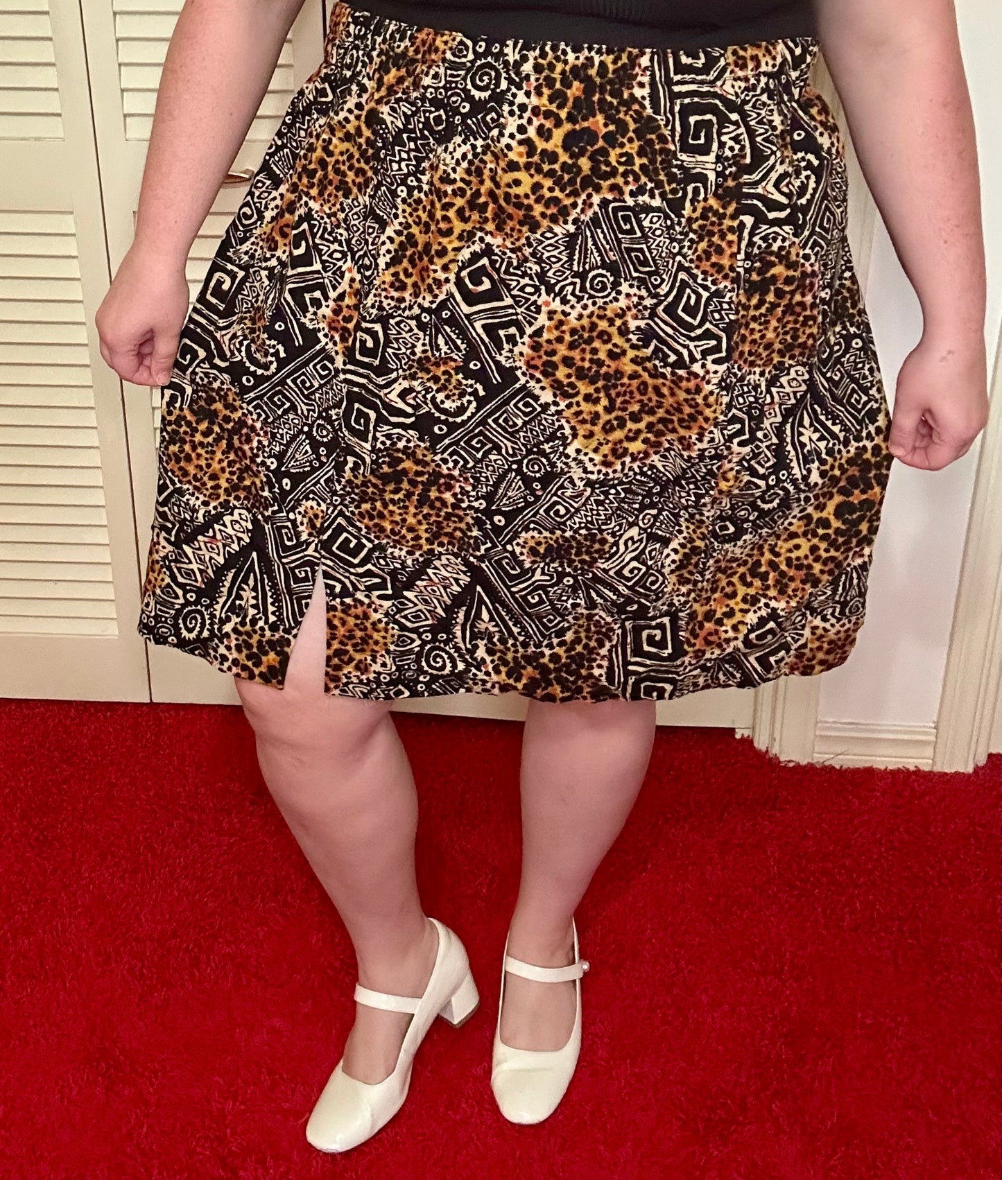 Leopard and Print Skirt (20)