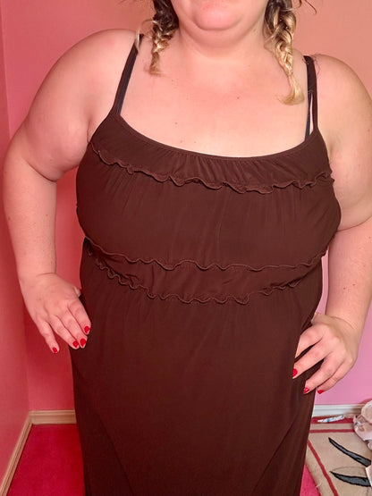 Brown Beachy Dress (XL)