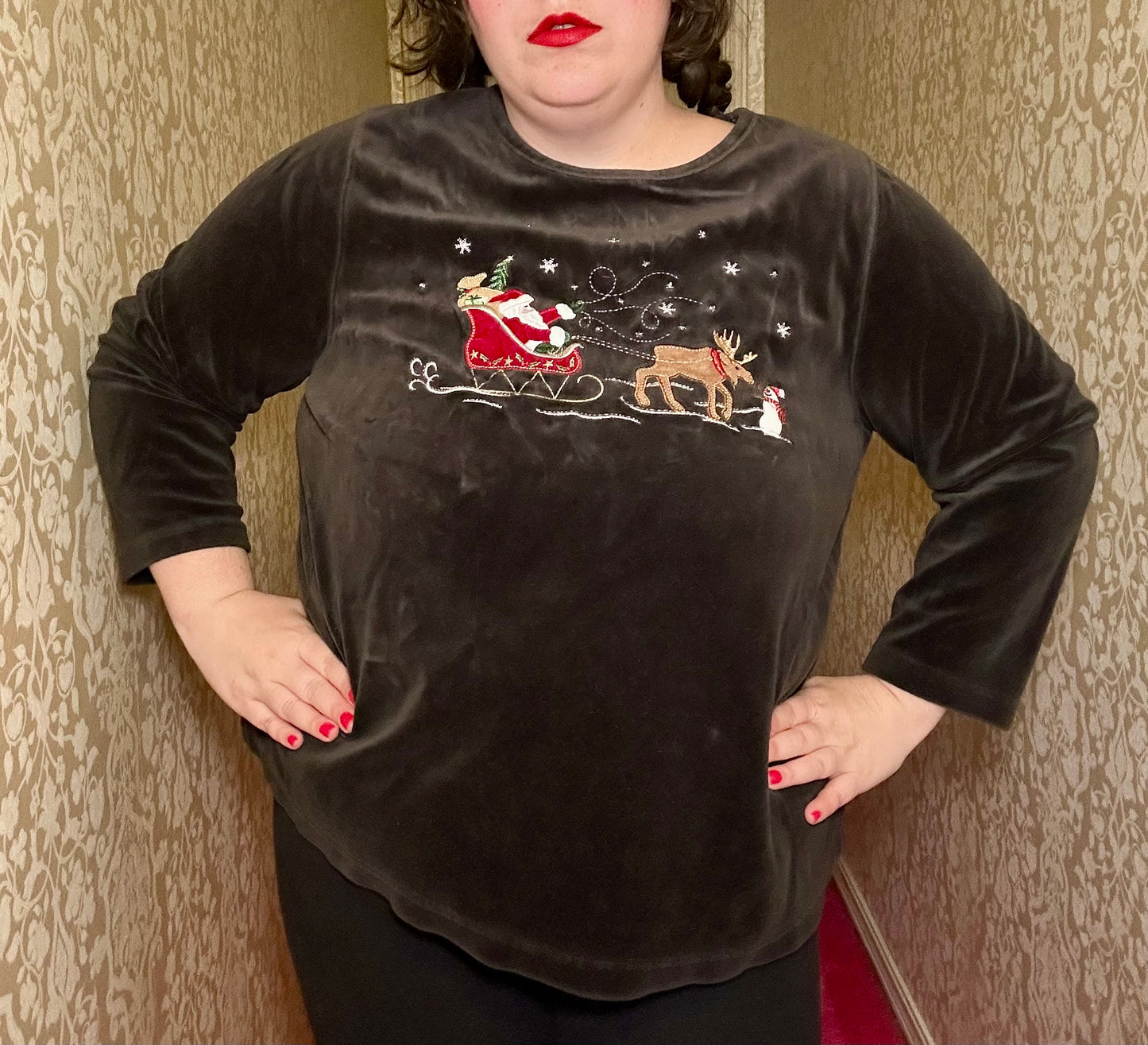Velvet Santa Top (18/20)