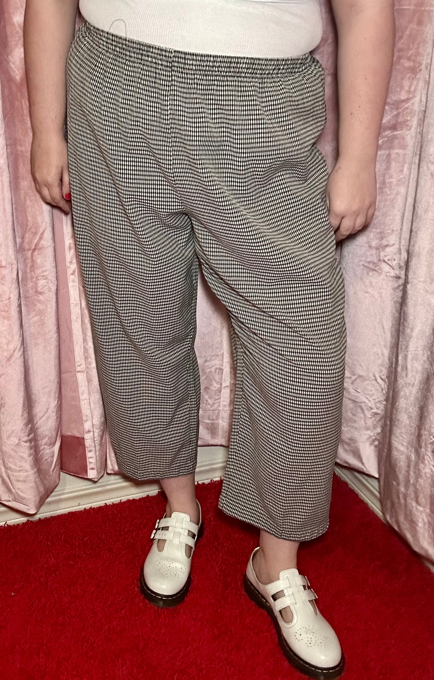 Black Gingham Pants (22WP)