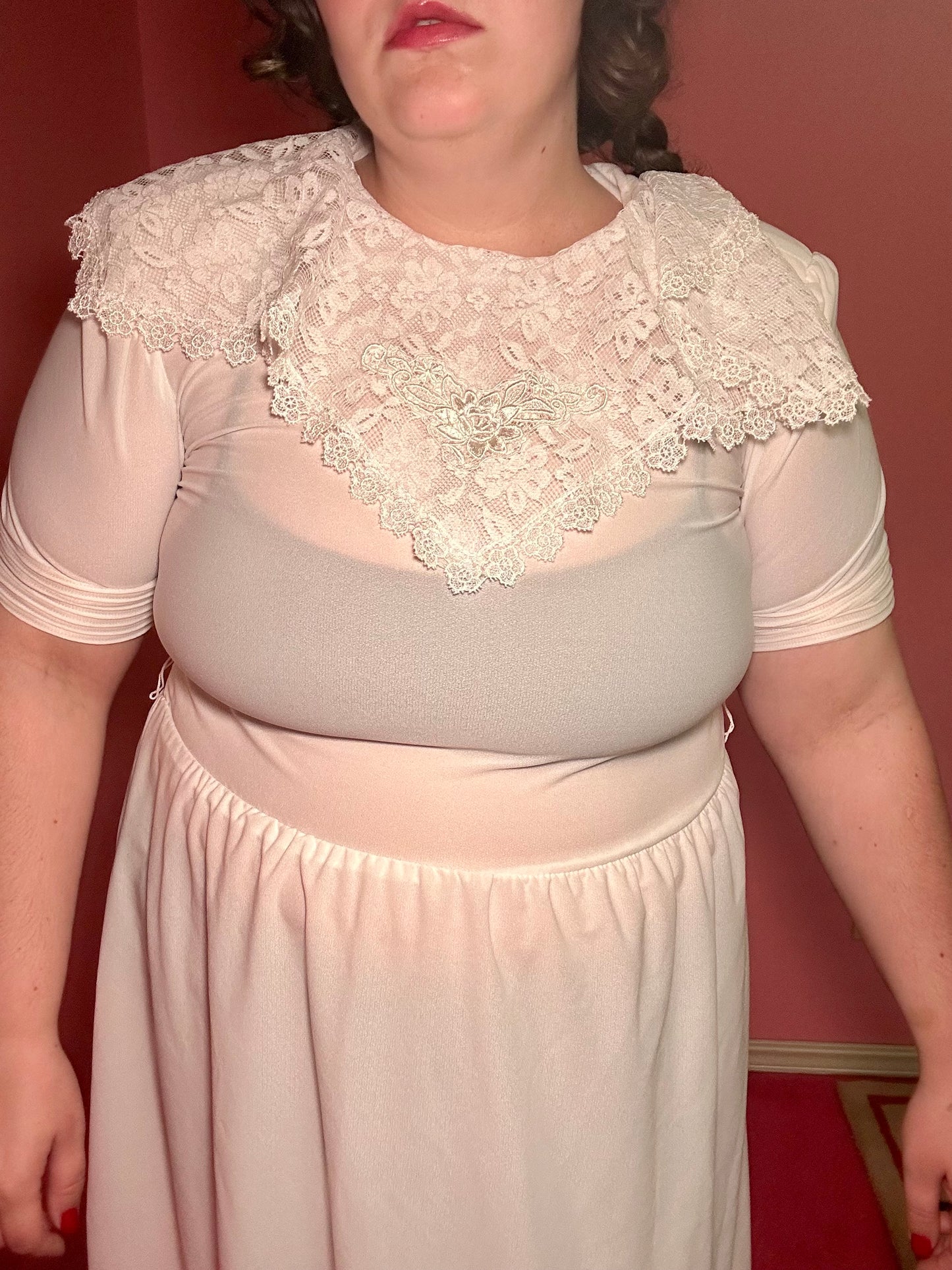 White Lace Collar Dress (14)