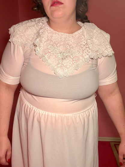 White Lace Collar Dress (14)