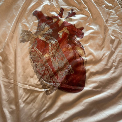 Bow Heart Slip Skirt (L)