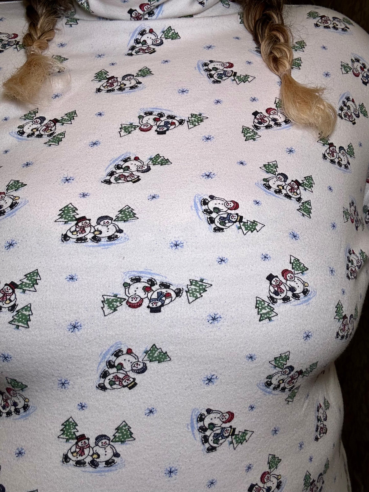 Snowmen Turtleneck Top (XL)