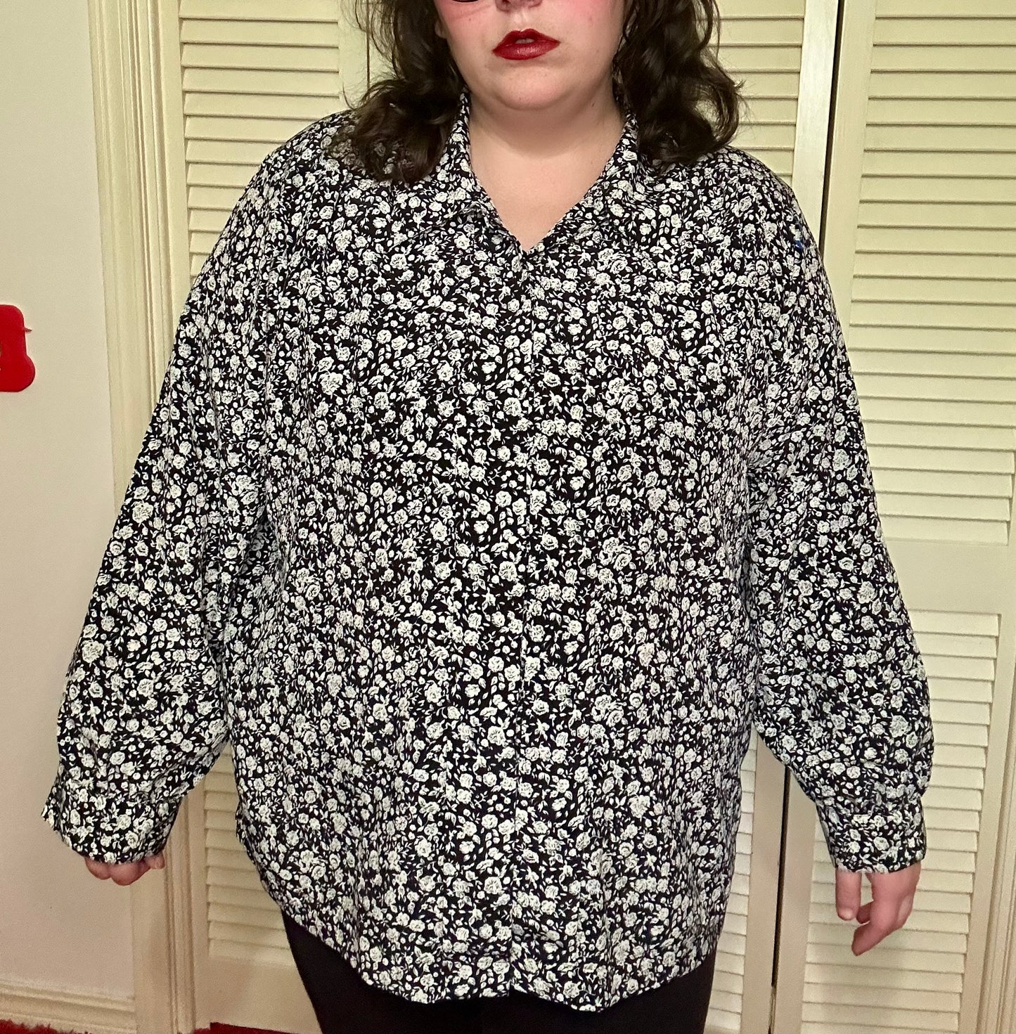 Black Rose Blouse (20W)