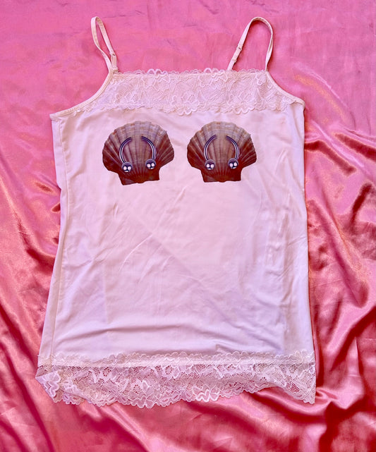 Pierced Shell Tank (XL)
